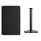 Flash Furniture Rectangle Laminate Table Top, Laminate Top, Wood Grain XU-BLKTB-3048-TR24B-GG - alternate 2
