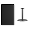 Flash Furniture Rectangle Laminate Table Top, Laminate Top, Wood Grain XU-BLKTB-3048-TR24-GG - alternate 3