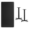 Flash Furniture Rectangle Laminate Table Top, 30" W, 60" L, 31.125" H, Laminate Top, Wood Grain XU-BLKTB-3060-T2222-GG - alternate 2