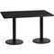 Flash Furniture Rectangle Laminate Table Top, Laminate Top, Wood Grain XU-BLKTB-3060-TR18-GG - alternate 5