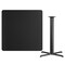 Flash Furniture Square Laminate Table Top, Laminate Top, Wood Grain XU-BLKTB-4242-T3333B-GG - alternate 3