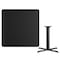 Flash Furniture Square Laminate Table Top, 42" W, 42" L, 31.125" H, Laminate Top, Wood Grain XU-BLKTB-4242-T3333-GG - alternate 3