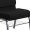 Flash Furniture Fabric Church Chair, Black XU-CH0221-BK-SV-BAS-GG - alternate 10