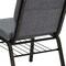 Flash Furniture Fabric Church Chair, Gray XU-CH-60096-BEIJING-GY-BAS-GG - alternate 5