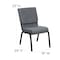 Flash Furniture Fabric Church Chair, Gray XU-CH-60096-BEIJING-GY-GG - alternate 6