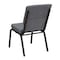 Flash Furniture Fabric Church Chair, Gray XU-CH-60096-BEIJING-GY-GG - alternate 10