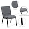 Flash Furniture Fabric Church Chair, Gray XU-CH-60096-BEIJING-GY-GG - alternate 3