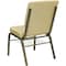 Flash Furniture Fabric Church Chair w/Book Rack, Beige XU-CH-60096-BGE-BAS-GG - alternate 3