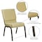 Flash Furniture Fabric Church Chair, Beige XU-CH-60096-BGE-GG - alternate 6