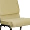 Flash Furniture Fabric Church Chair, Beige XU-CH-60096-BGE-GG - alternate 9