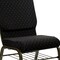 Flash Furniture Dot Fabric Church Chair, Black XU-CH-60096-BK-BAS-GG - alternate 10