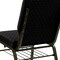 Flash Furniture Dot Fabric Church Chair, Black XU-CH-60096-BK-BAS-GG - alternate 2