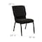 Flash Furniture Dot Fabric Church Chair, Black XU-CH-60096-BK-GG - alternate 9