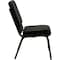 Flash Furniture Dot Fabric Church Chair, Black XU-CH-60096-BK-GG - alternate 3