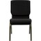 Flash Furniture Dot Fabric Church Chair, Black XU-CH-60096-BK-GG - alternate 10