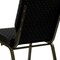 Flash Furniture Dot Fabric Church Chair, Black XU-CH-60096-BK-GG - alternate 7