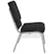 Flash Furniture Fabric Church Chair, Black XU-CH-60096-BK-SV-BAS-GG - alternate 9