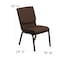 Flash Furniture Fabric Church Chair, Brown XU-CH-60096-BN-GG - alternate 9