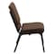Flash Furniture Fabric Church Chair, Brown XU-CH-60096-BN-GG - alternate 5