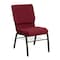 Flash Furniture Fabric Church Chair, Burgundy Patterned XU-CH-60096-BY-BAS-GG - alternate 6