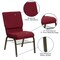 Flash Furniture Fabric Church Chair, Burgundy Patterned XU-CH-60096-BY-BAS-GG - alternate 2