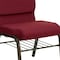Flash Furniture Fabric Church Chair, Burgundy Patterned XU-CH-60096-BY-BAS-GG - alternate 10