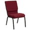 Flash Furniture Fabric Church Chair, Gold Frame, Burgundy XU-CH-60096-BY-GG - alternate 5