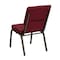 Flash Furniture Fabric Church Chair, Gold Frame, Burgundy XU-CH-60096-BY-GG - alternate 9