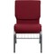 Flash Furniture Fabric Church Chair w/Book Rack, Burgundy XU-CH-60096-BY-SILV-BAS-GG - alternate 9