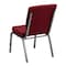 Flash Furniture Fabric Church Chair, Silver Frame, Brgundy XU-CH-60096-BY-SILV-GG - alternate 6
