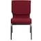 Flash Furniture Fabric Church Chair, Silver Frame, Brgundy XU-CH-60096-BY-SILV-GG - alternate 10