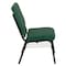 Flash Furniture Fabric Church Chair w/Book Rack, Green XU-CH-60096-GN-BAS-GG - alternate 4