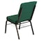 Flash Furniture Fabric Church Chair w/Book Rack, Green XU-CH-60096-GN-BAS-GG - alternate 6