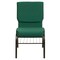 Flash Furniture Fabric Church Chair w/Book Rack, Green XU-CH-60096-GN-BAS-GG - alternate 2