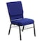Flash Furniture Fabric Church Chair, Blue XU-CH-60096-NVY-BAS-GG - alternate 4