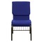 Flash Furniture Fabric Church Chair, Blue XU-CH-60096-NVY-BAS-GG - alternate 9