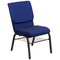 Flash Furniture Fabric Church Chair, Blue XU-CH-60096-NVY-DOT-BAS-GG - alternate 4