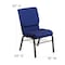 Flash Furniture Fabric Church Chair, Blue XU-CH-60096-NVY-DOT-BAS-GG - alternate 5