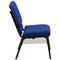 Flash Furniture Fabric Church Chair, Blue XU-CH-60096-NVY-DOT-BAS-GG - alternate 7