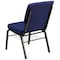Flash Furniture Fabric Church Chair, Blue XU-CH-60096-NVY-DOT-BAS-GG - alternate 9