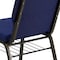 Flash Furniture Fabric Church Chair, Blue XU-CH-60096-NVY-DOT-BAS-GG - alternate 2