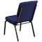 Flash Furniture Fabric Church Chair, Blue XU-CH-60096-NVY-DOT-GG - alternate 3