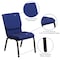 Flash Furniture Fabric Church Chair, Blue XU-CH-60096-NVY-DOT-GG - alternate 6