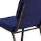 Flash Furniture Fabric Church Chair, Blue XU-CH-60096-NVY-DOT-GG - alternate 4