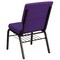 Flash Furniture Fabric Church Chair, Purple XU-CH-60096-PU-BAS-GG - alternate 6