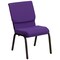 Flash Furniture Fabric Church Chair, Stackable, Purple XU-CH-60096-PU-GG - alternate 5