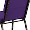 Flash Furniture Fabric Church Chair, Stackable, Purple XU-CH-60096-PU-GG - alternate 9