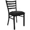 Flash Furniture Hercules Restaurant Chair, 16-1/2 in W 17" L 32-1/4" H XU-DG694BLAD-BLKV-GG - alternate 5