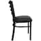 Flash Furniture Hercules Restaurant Chair, 16-1/2 in W 17" L 32-1/4" H XU-DG694BLAD-BLKV-GG - alternate 7
