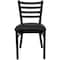 Flash Furniture Hercules Restaurant Chair, 16-1/2 in W 17" L 32-1/4" H XU-DG694BLAD-BLKV-GG - alternate 10